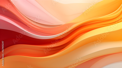movement of colorful fabrics Abstract wave background. Generative AI