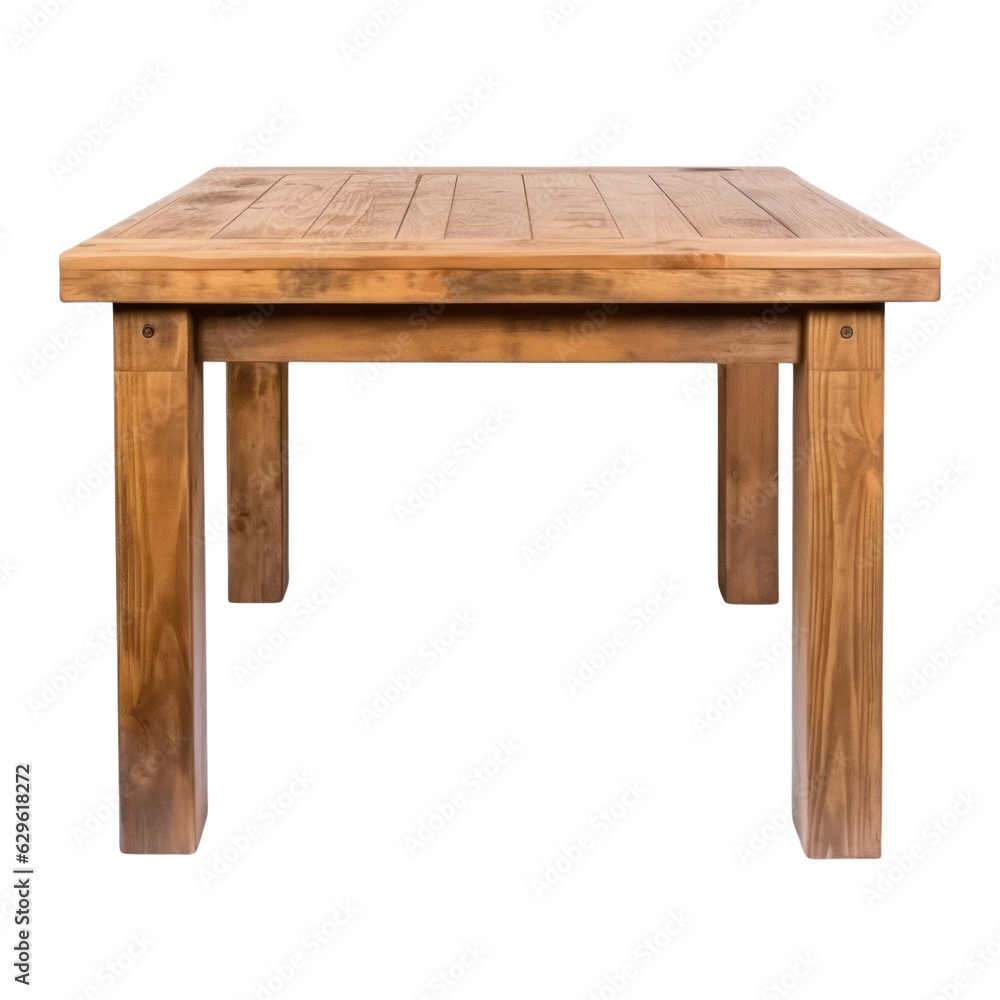 wooden table isolated on transparent background cutout wooden table isolated on transparent background cutout