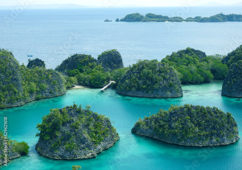 Pianemo Island, Karst landscape, Raja Ampat, South West Papua, Indonesia