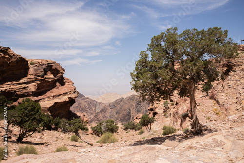 The landscape of Jordan in the Arabian Middle East © Zoe