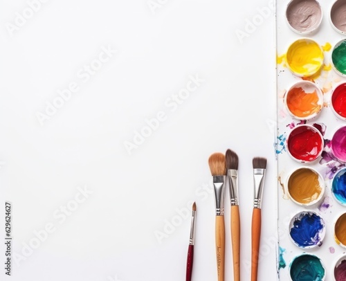 Abstract background with paints