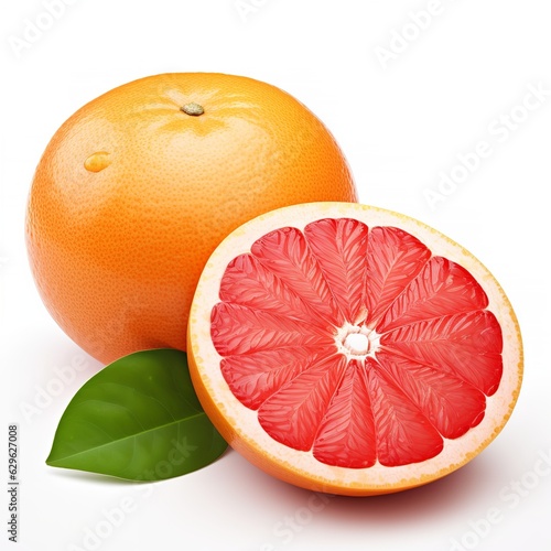 grapefruit isolated on white background