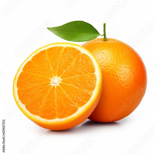 orange isolated on white background