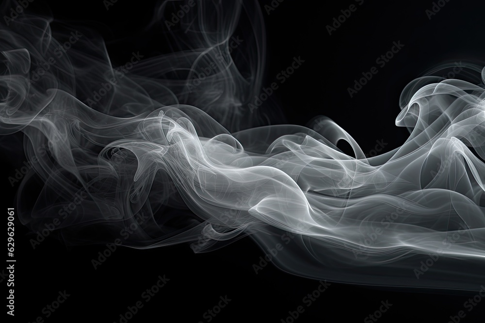 custom made wallpaper toronto digitalVivid Vapors: Warm and Cool Colored Smoke Enchantingly Afloat (Generative AI)