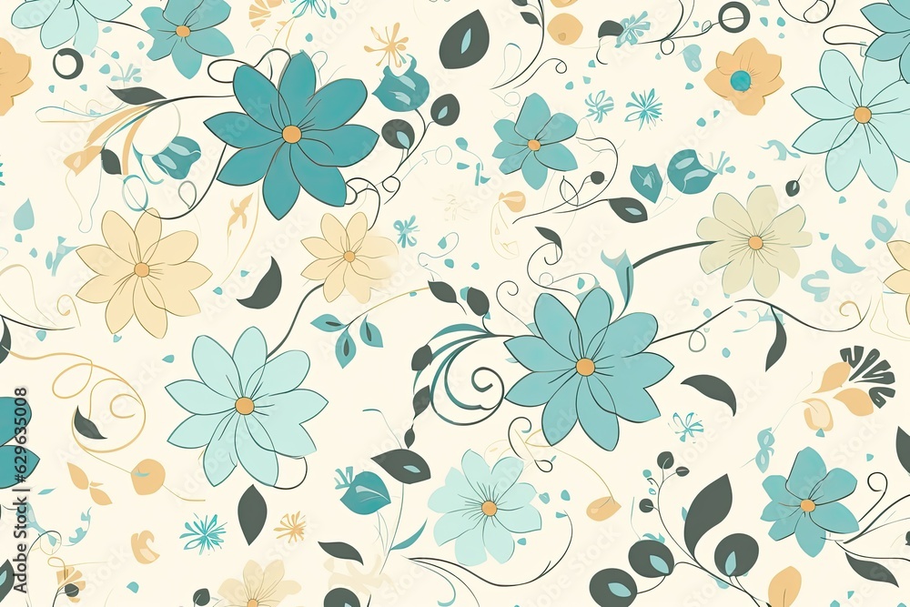 seamless floral background