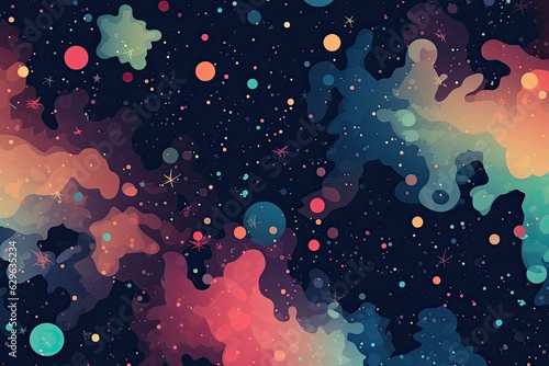abstract background with bubbles