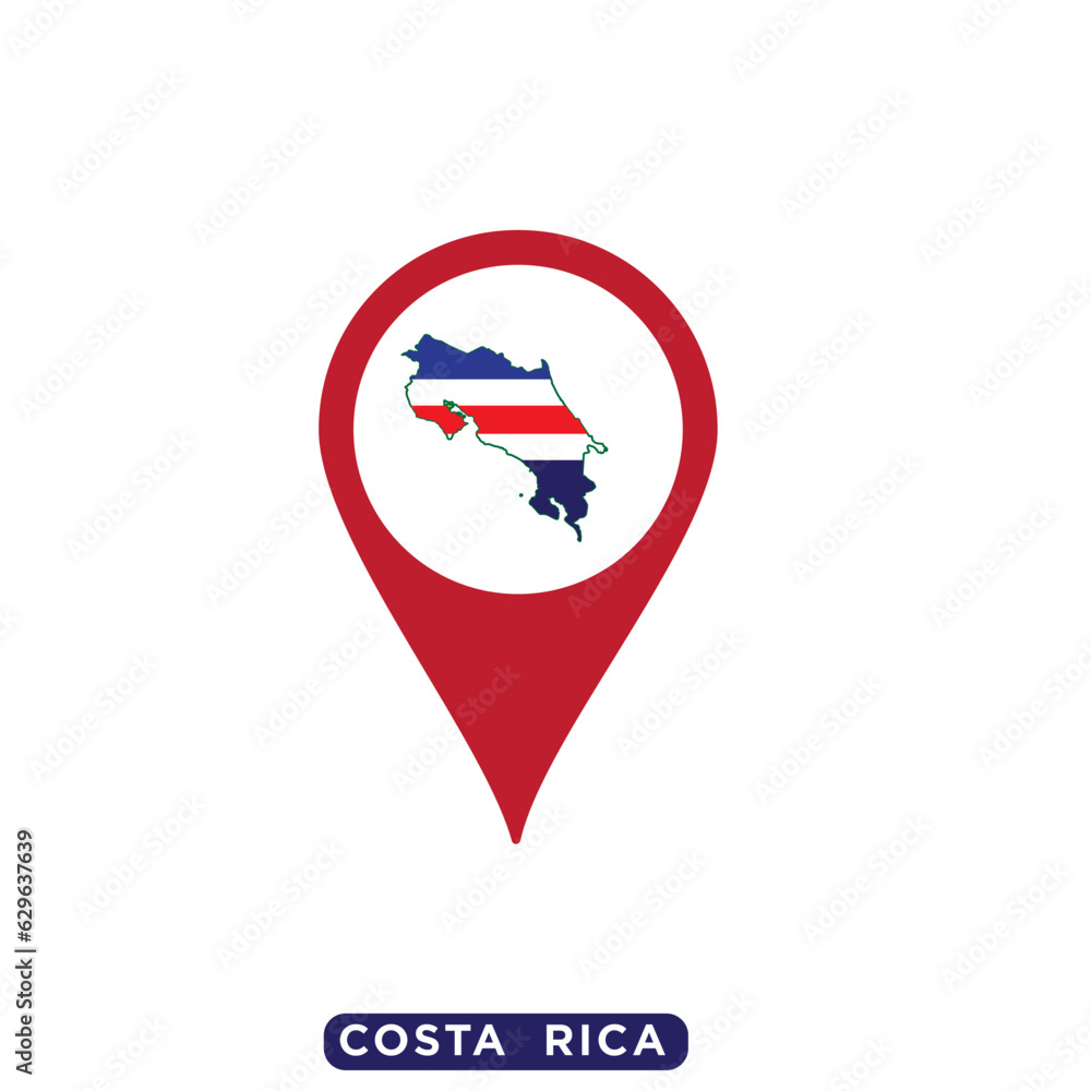 Map icon flag icon vector flat style Map icon flag icon vector flat style