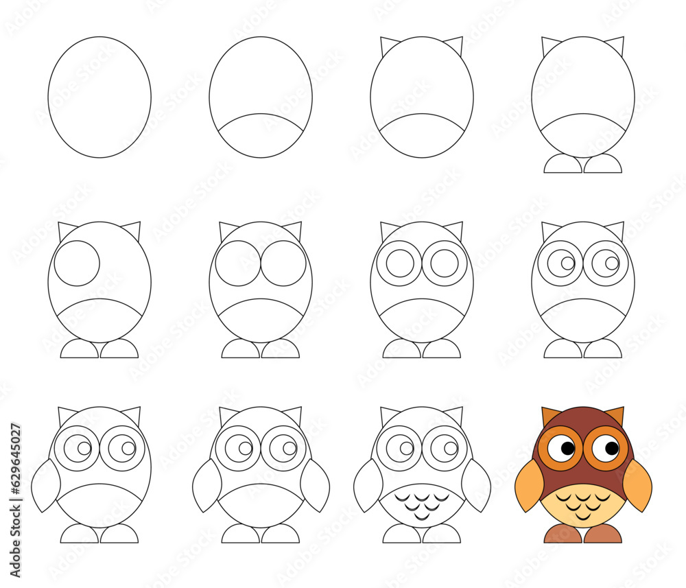 How to Draw Owl Book 3: Simple Owl Drawing Book 3 (Owl Drawing Books):  Nasar, Mr Mohammed Abdul: 9798835081240: Amazon.com: Books
