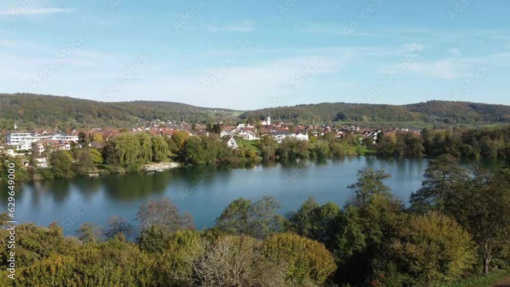 The municipality of Steisslingen with Lake Steisslingen, Hegau, Constance district, Baden-Wuerttemberg Germany The municipality of Steisslingen with Lake Steisslingen, Hegau, Constance district, Baden-Wuerttemberg Germany