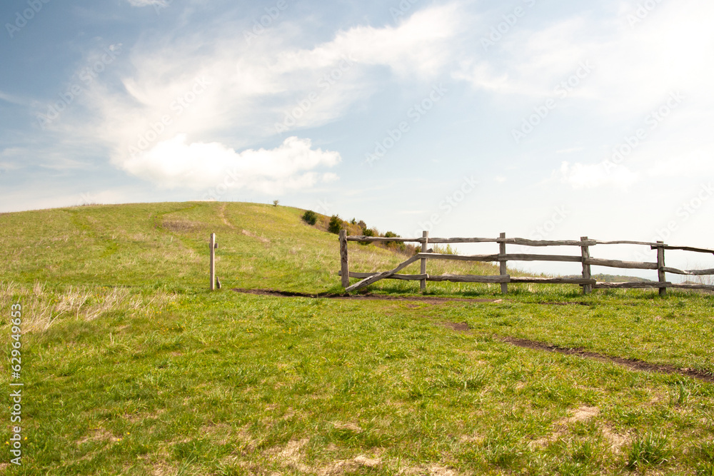 Max Patch North Carolina Fence and Field