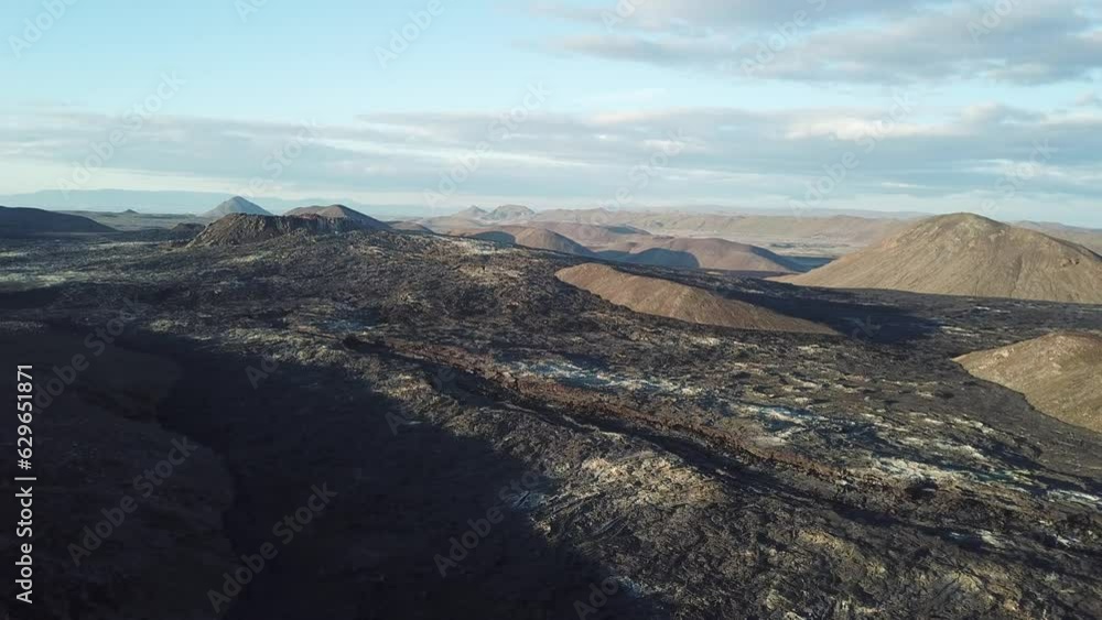 Le site volcanique en Islande ou se situe les volcans Meradalir et Storholl Le site volcanique en Islande ou se situe les volcans Meradalir et Storholl
