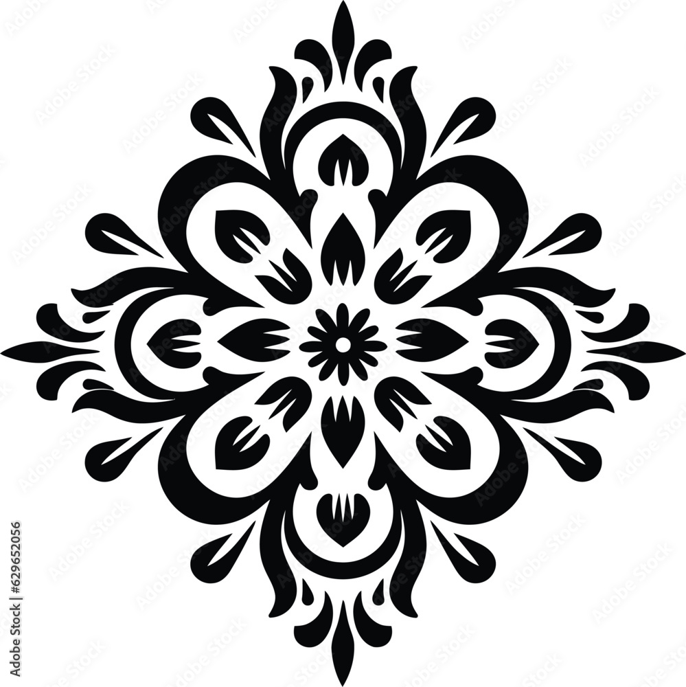 Mandala Pattern Stencil doodles sketch good mood. White mandala on black Pattern Stencil Doodles Sketch Mandala Pattern Stencil doodles sketch good mood. White mandala on black Pattern Stencil Doodles Sketch