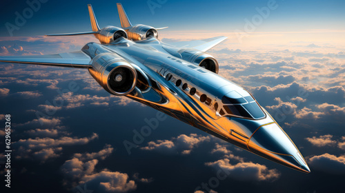 Speed and Innovation: Futuristic Airliner Concept