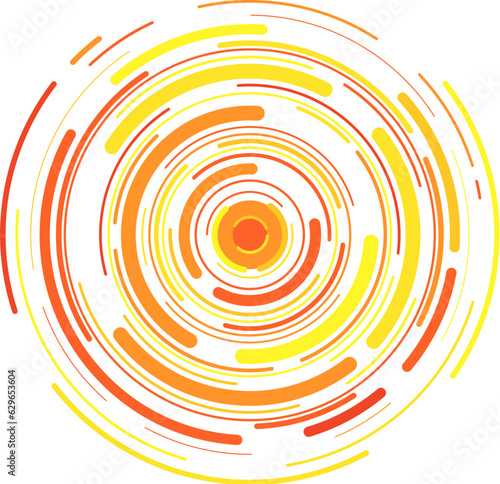 vector abstract concentric ripple circles