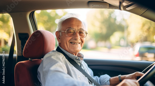 Ageless Adventures: An Elderly Man Behind the Wheel