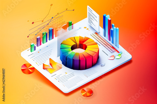Visualisation en 3d d'un rapport budgétaire et financier d'entreprise - Générative ia