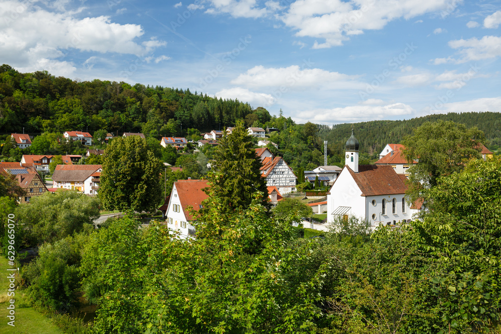 Kleinod Storzingen, Ortsteil der Gemeinde Stetten a. k. M. im Landkreis Sigmaringen (Hohenzollern)