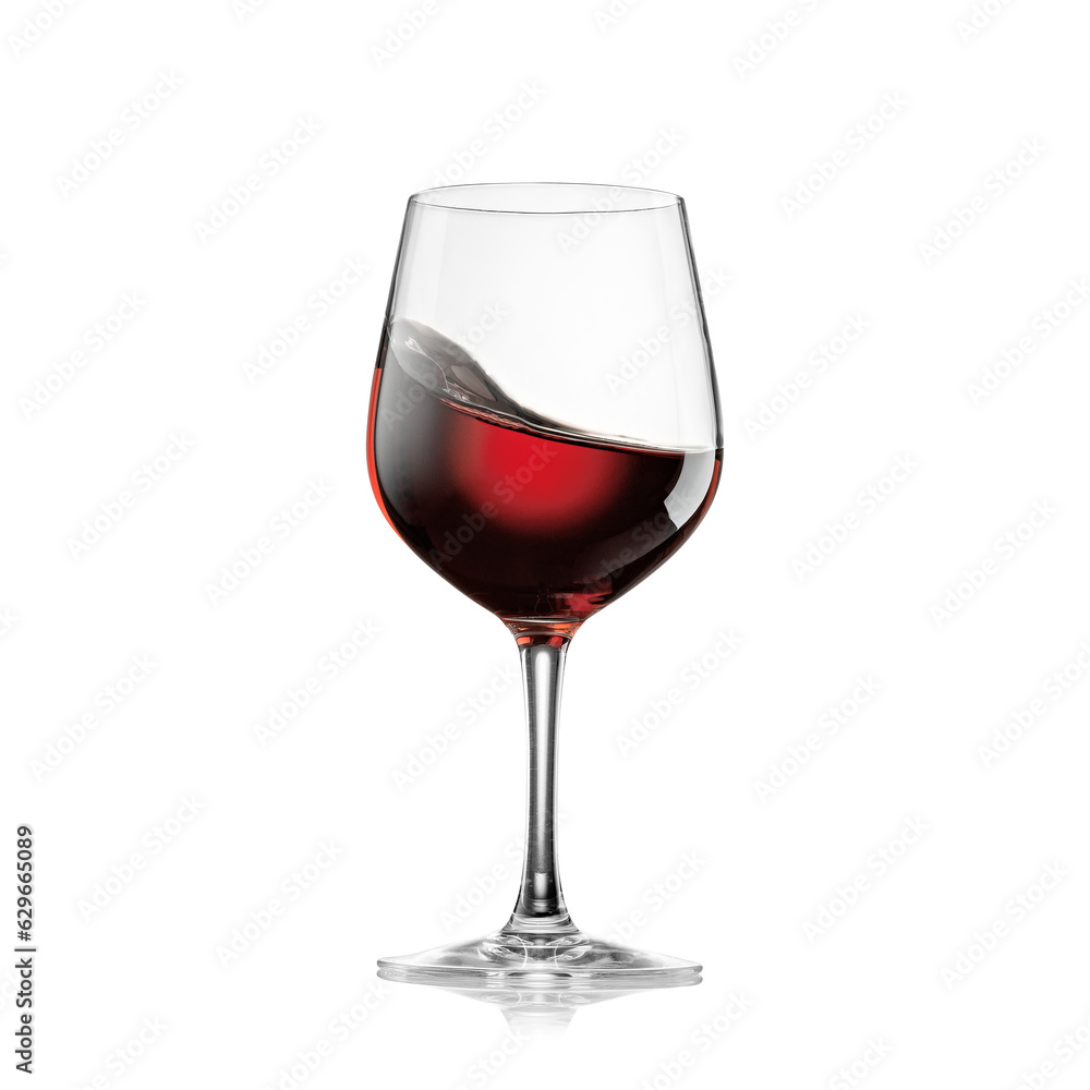 Red wine glass