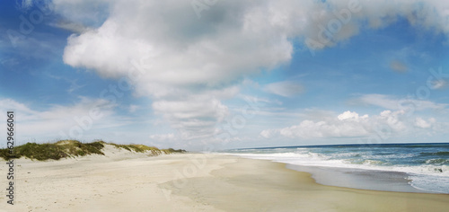 Foto The beach at Cape Hatteras National Seashore on the North Carolina Outer Banks
