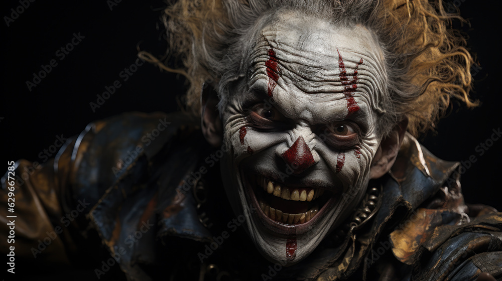 Malevolence Unleashed: The Sinister Circus Clown. Generative AI Malevolence Unleashed: The Sinister Circus Clown. Generative AI