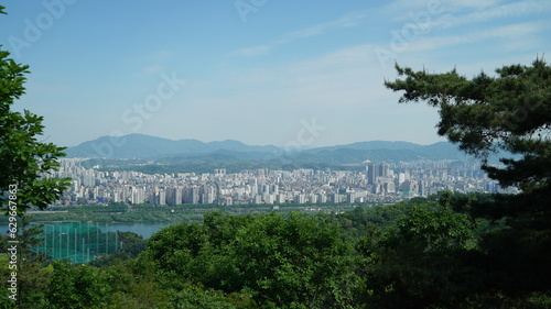 Seoul city view from Acha Mountain © shufilm