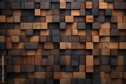 Holz Muster Textur Hintergrund - Generative AI 