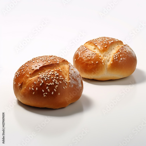 Close up of Brotchen bread rolls 