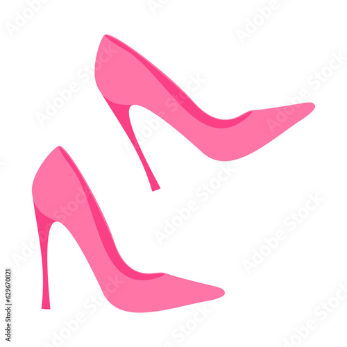 pink high heels