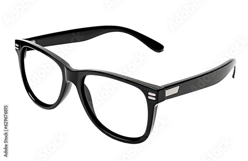 Black sunglasses isolated