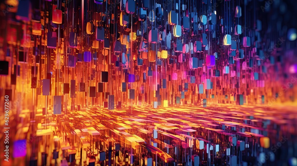 © Banana Images - Futuristic technology abstract background,big data, data center, server, internet, speed