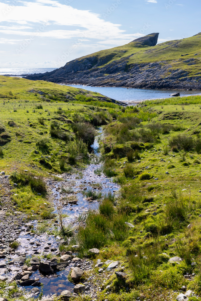 cliffs of Balnahard on the isle of Colonsay, Scotland