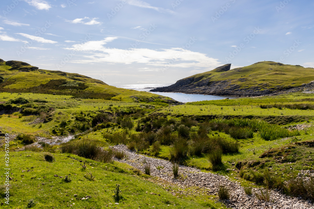 cliffs of Balnahard on the isle of Colonsay, Scotland