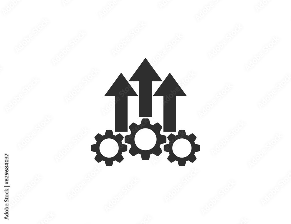 Efficiency, business, management icon. Vector illustration. Efficiency, business, management icon. Vector illustration.