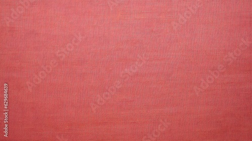 Close Up of a Canvas Fabric Texture in light red Colors. Seamless Wallpaper Background 