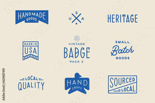Vintage Badge Pack 2