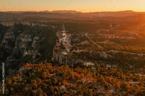 sunrise in the mountains photo