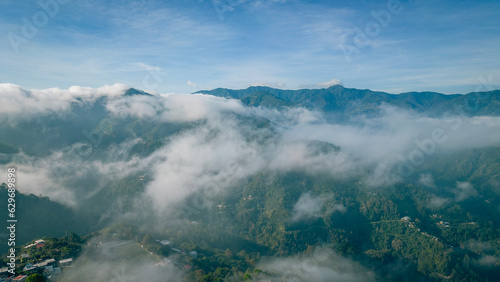 fog in the mountains