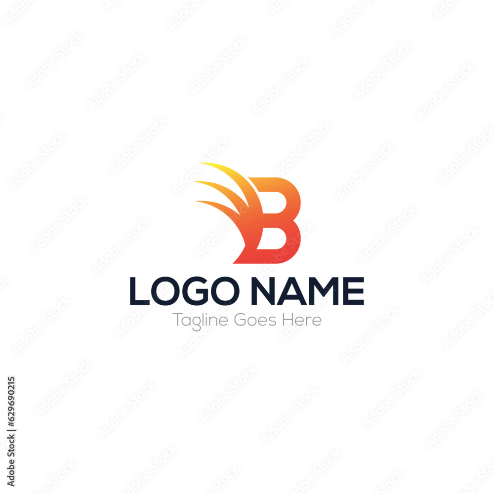 B letter Logo Design