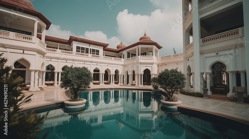 Concept of a luxury oriental spa hotel © van Koop