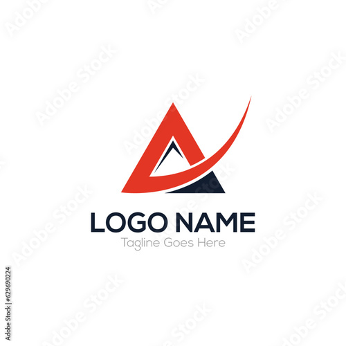 Free Download A Letter Logo Design - GFXLoad