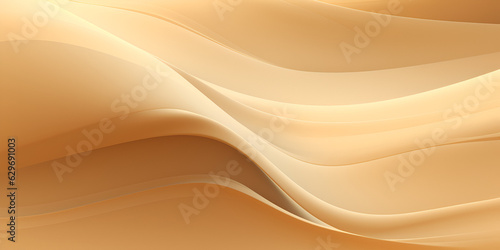 Digital beige abstract wave background, ai generated