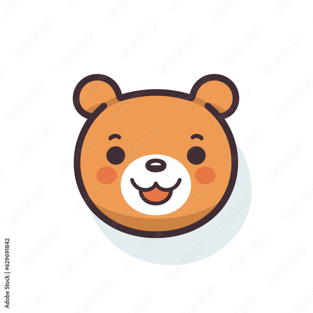 Bear. Bear hand-drawn comic illustration. Cute vector doodle style cartoon illustration. Bear. Bear hand-drawn comic illustration. Cute vector doodle style cartoon illustration.