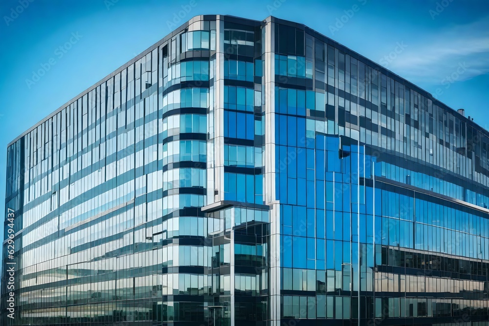 modern office building with sky modern office building with sky