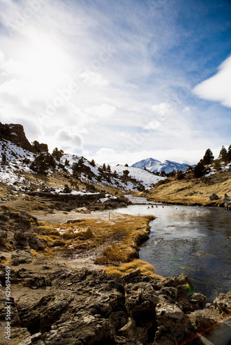 Wallpaper Mural mountain river in the mountains Torontodigital.ca