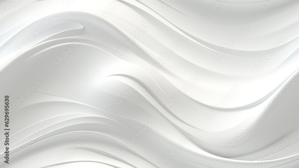 Elegant 3D Waves in Light and Shadow Elegant 3D Waves in Light and Shadow
