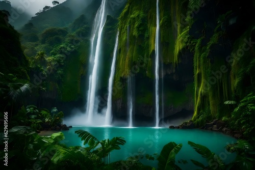 waterfall in kanchanaburi country © Mehran