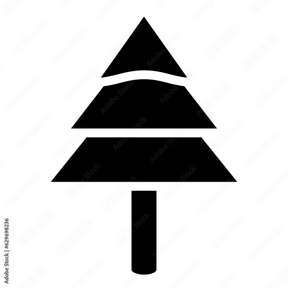 Fototapeta premium Tree vector icon style