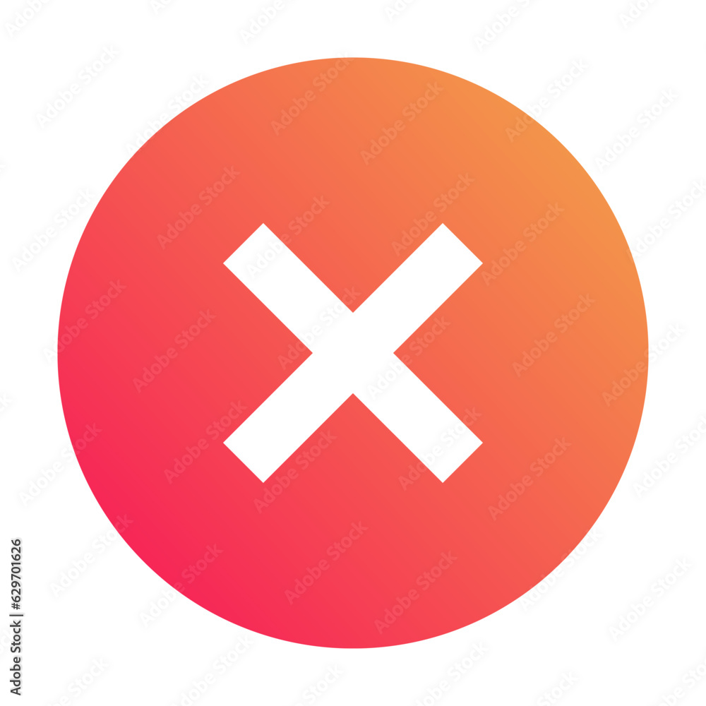 Vector NO sign isolated on white background. Ban symbols for decision making, vote, mobile app, web site. Incorrect sign 10 eps Vector NO sign isolated on white background. Ban symbols for decision making, vote, mobile app, web site. Incorrect sign 10 eps