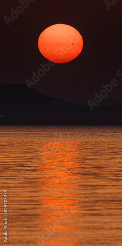 sunrise at the seaside