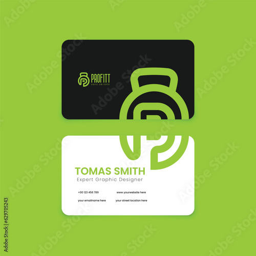 Modern business card design (ID: 629705243)